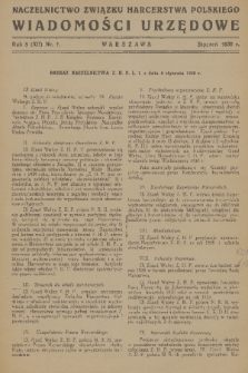 Wiadomości Urzędowe. R. 8, 1930, nr 1
