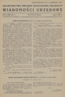 Wiadomości Urzędowe. R. 8, 1930, nr 7