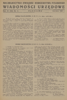Wiadomości Urzędowe. R. 10, 1932, nr 6