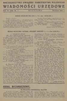 Wiadomości Urzędowe. R. 10, 1932, nr 7