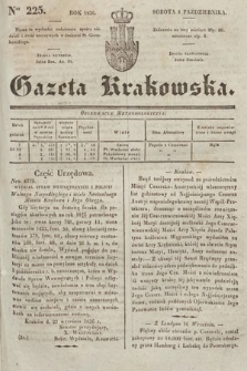 Gazeta Krakowska. 1836, nr 225