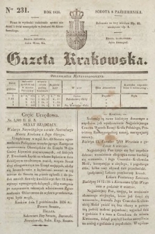 Gazeta Krakowska. 1836, nr 231