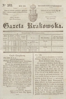Gazeta Krakowska. 1836, nr 232