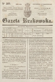 Gazeta Krakowska. 1836, nr 235