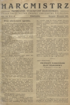 Harcmistrz : miesięcznik Starszyzny Harcerskiej : Organ Naczelnictwa Związku Harcerstwa Polskiego. R.7, 1924, № 8-9