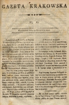 Gazeta Krakowska. 1808, nr 62