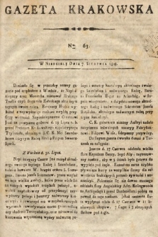 Gazeta Krakowska. 1808, nr 63