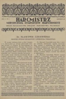 Harcmistrz : miesięcznik Starszyzny Harcerskiej : Organ Naczelnictwa Związku Harcerstwa Polskiego. R.14, 1931, № 9