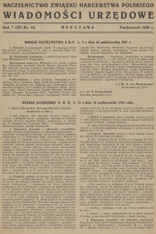 Wiadomości Urzędowe. R. 7, 1929, nr 10