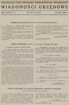 Wiadomości Urzędowe. R. 7, 1929, nr 11