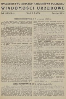 Wiadomości Urzędowe. R. 9, 1931, nr 6