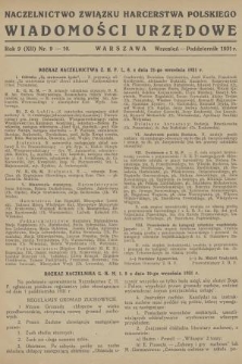 Wiadomości Urzędowe. R. 9, 1931, nr 9-10