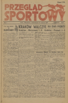 Przegląd Sportowy. R. 1, 1945, nr 7