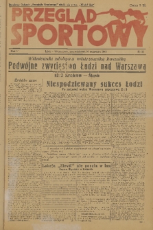 Przegląd Sportowy. R. 1, 1945, nr 10