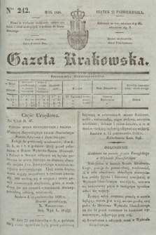 Gazeta Krakowska. 1836, nr 242