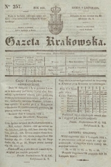 Gazeta Krakowska. 1836, nr 257