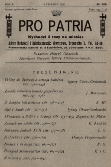 Pro Patria. R. 5, 1928, nr 139