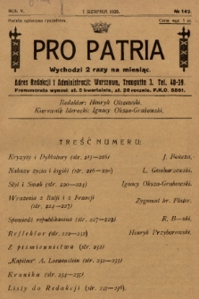 Pro Patria. R. 5, 1928, nr 142