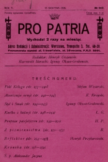 Pro Patria. R. 5, 1928, nr 143