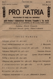 Pro Patria. R. 5, 1928, nr 144