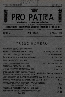 Pro Patria. R. 6, 1929, nr 159