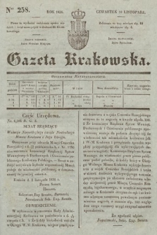 Gazeta Krakowska. 1836, nr 258