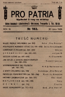 Pro Patria. R. 6, 1929, nr 163