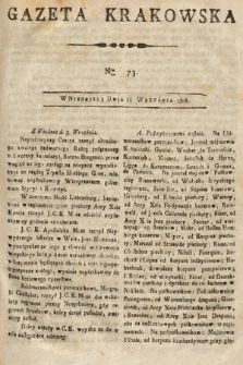 Gazeta Krakowska. 1808, nr 73