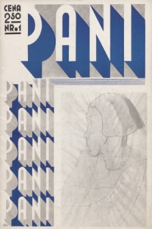 Pani : ilustrowany magazyn kobiecy. 1933, nr 1