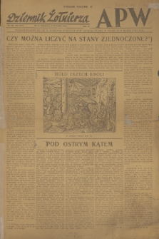 Dziennik Żołnierza APW. R.4, 1946, nr 670