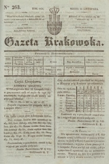 Gazeta Krakowska. 1836, nr 263