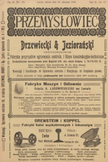 Przemysłowiec : tygodnik popularny dla spraw techniki i przemysłu. R.3, 1906, nr 17