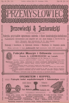 Przemysłowiec : tygodnik popularny dla spraw techniki i przemysłu. R.3, 1906, nr 30