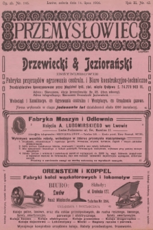 Przemysłowiec : tygodnik popularny dla spraw techniki i przemysłu. R.3, 1906, nr 42
