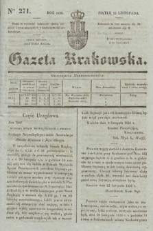 Gazeta Krakowska. 1836, nr 271
