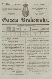 Gazeta Krakowska. 1836, nr 277