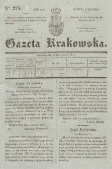 Gazeta Krakowska. 1836, nr 278