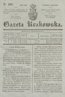 Gazeta Krakowska. 1836, nr 280