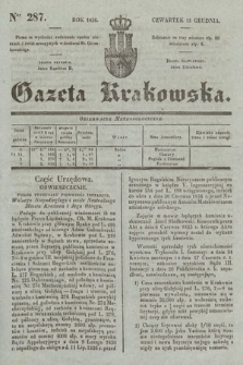 Gazeta Krakowska. 1836, nr 287
