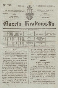 Gazeta Krakowska. 1836, nr 290