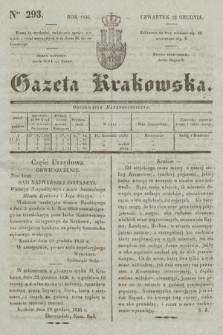 Gazeta Krakowska. 1836, nr 293