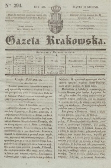Gazeta Krakowska. 1836, nr 294