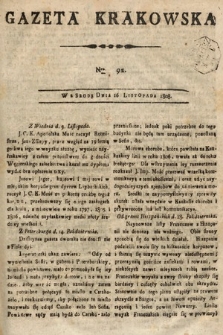 Gazeta Krakowska. 1808, nr 92