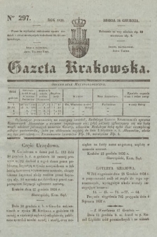 Gazeta Krakowska. 1836, nr 297