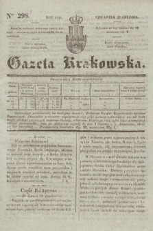 Gazeta Krakowska. 1836, nr 298