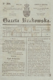 Gazeta Krakowska. 1836, nr 300