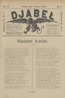 Djabeł. R.27, 1895, nr 11 + dod.