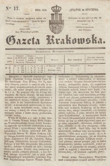 Gazeta Krakowska. 1836, nr 17