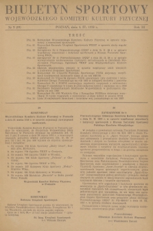 Biuletyn Sportowy Wojewódzkiego Komitetu Kultury Fizycznej. R.3, 1958, nr 5(53)