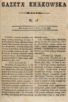 Gazeta Krakowska. 1808, nr 98